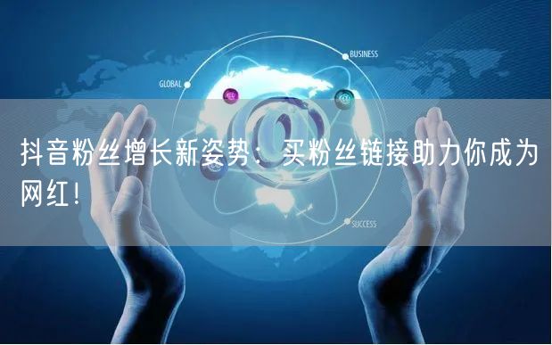 抖音粉丝增长新姿势：买粉丝链接助力你成为网红！