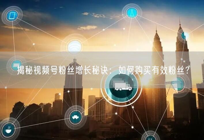 揭秘视频号粉丝增长秘诀：如何购买有效粉丝？