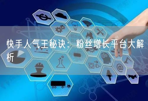 快手人气王秘诀：粉丝增长平台大解析