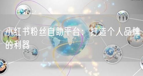 小红书粉丝自助平台：打造个人品牌的利器