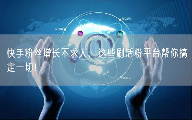 快手粉丝增长不求人，这些刷活粉平台帮你搞定一切！