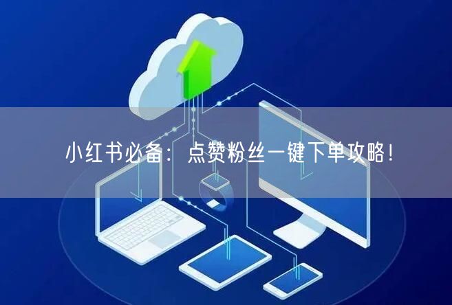 小红书必备：点赞粉丝一键下单攻略！