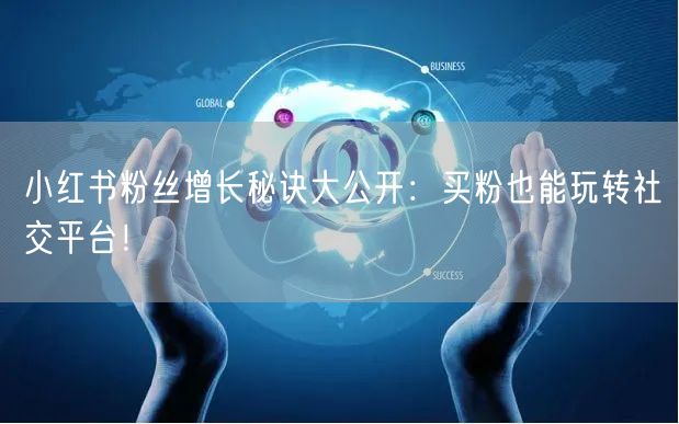 小红书粉丝增长秘诀大公开：买粉也能玩转社交平台！