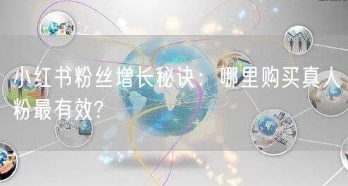 小红书粉丝增长秘诀：哪里购买真人粉最有效?