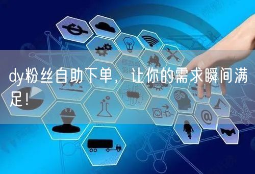 dy粉丝自助下单，让你的需求瞬间满足！