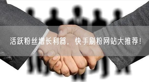 活跃粉丝增长利器，快手刷粉网站大推荐！