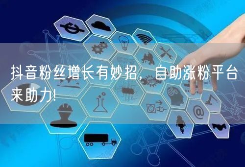 抖音粉丝增长有妙招，自助涨粉平台来助力!