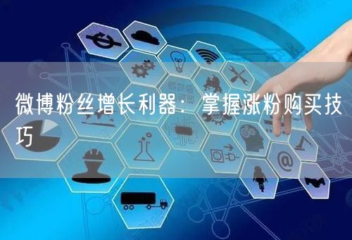 微博粉丝增长利器：掌握涨粉购买技巧