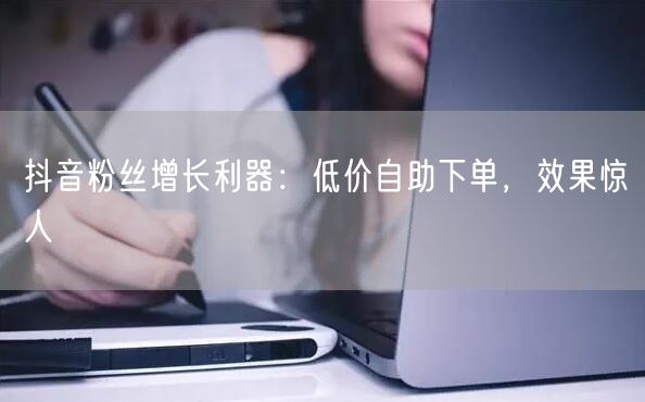 抖音粉丝增长利器：低价自助下单，效果惊人