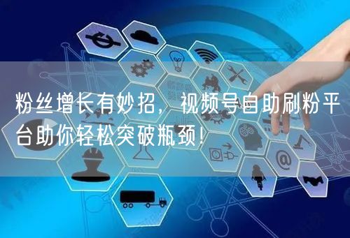 粉丝增长有妙招，视频号自助刷粉平台助你轻松突破瓶颈！