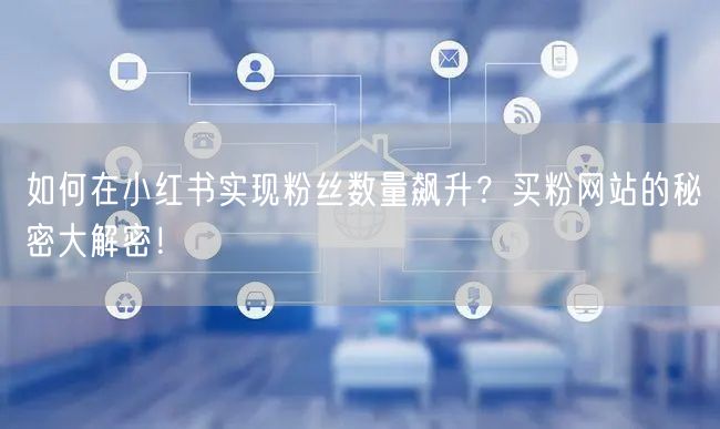如何在小红书实现粉丝数量飙升？买粉网站的秘密大解密！