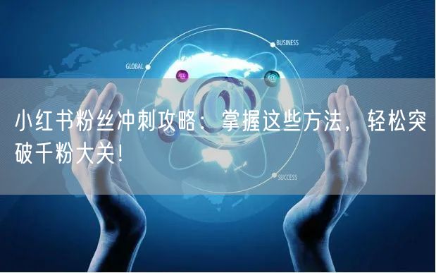 小红书粉丝冲刺攻略：掌握这些方法，轻松突破千粉大关！