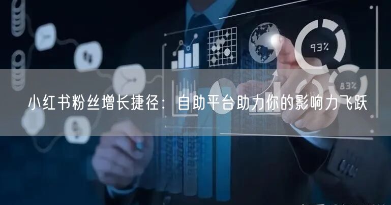 小红书粉丝增长捷径：自助平台助力你的影响力飞跃