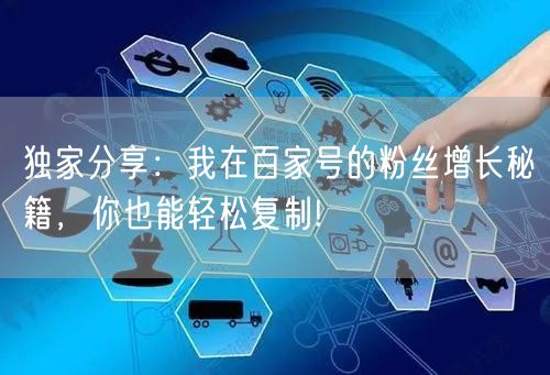 独家分享：我在百家号的粉丝增长秘籍，你也能轻松复制!