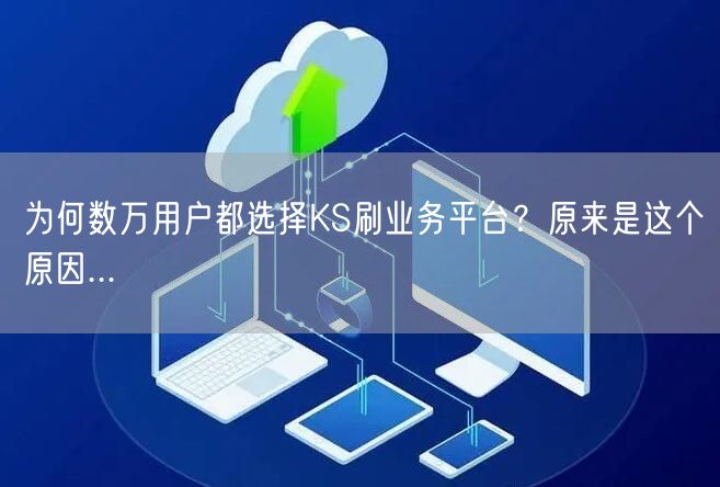 为何数万用户都选择KS刷业务平台？原来是这个原因...