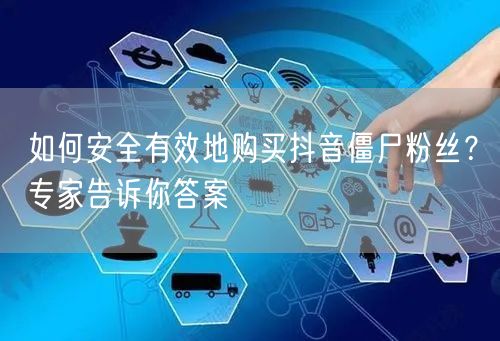 如何安全有效地购买抖音僵尸粉丝？专家告诉你答案